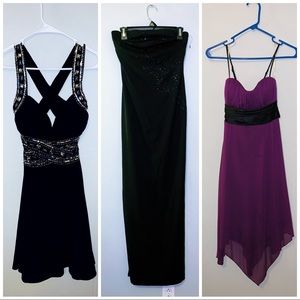 3 Cocktail / formal dresses
